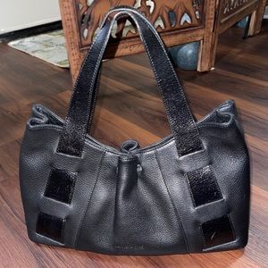 Kenneth Cole Black Leather Handbag